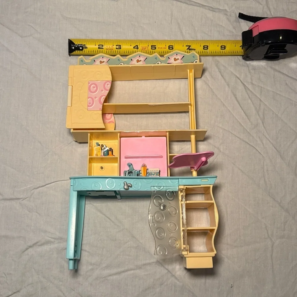 Barbie All Around Home Bedroom Playset 2000 Incomplete Set EUC